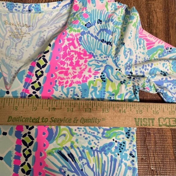 Lilly Pulitzer‎ UPF 50+ Nadine Sink or Swim Engineered Chilly Lilly Dress - Picture 5 of 7